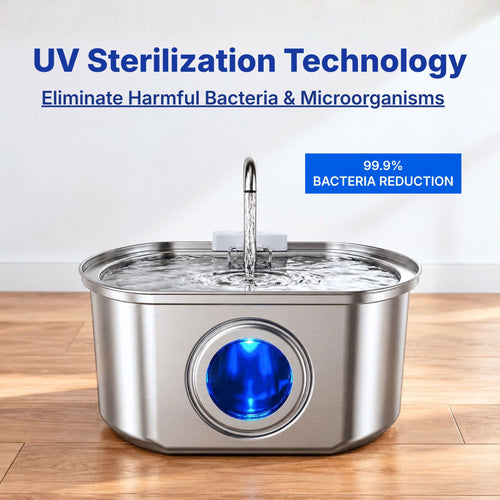 Purewild™ Stainless Steel Cat Water Fountain