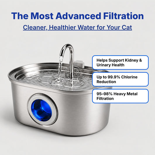 Purewild™ Stainless Steel Cat Water Fountain